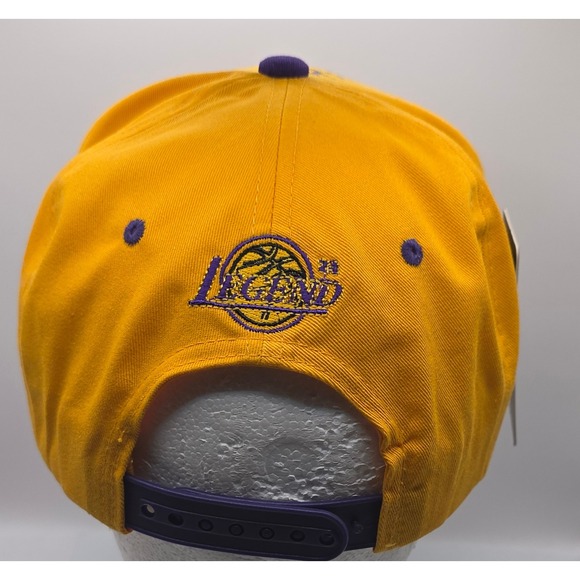 Top Level Los Angeles Lakers Legend 24 Kobe Snapback Hat Cap NBA Purple Splatter - Picture 3 of 12